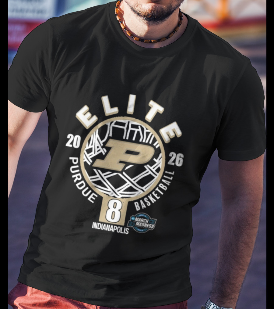 Purdue Boilermakers Elite Eight 2026 NCAA Basketball March Madness Indianapolis T-Shirt