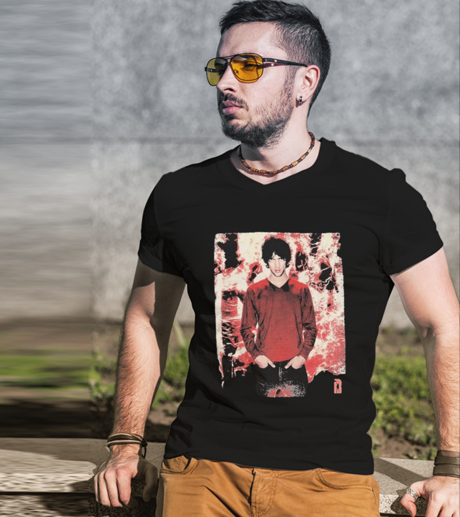 Richard Ashcroft 2026 Tour Classic Photo Red Abstract T-Shirt