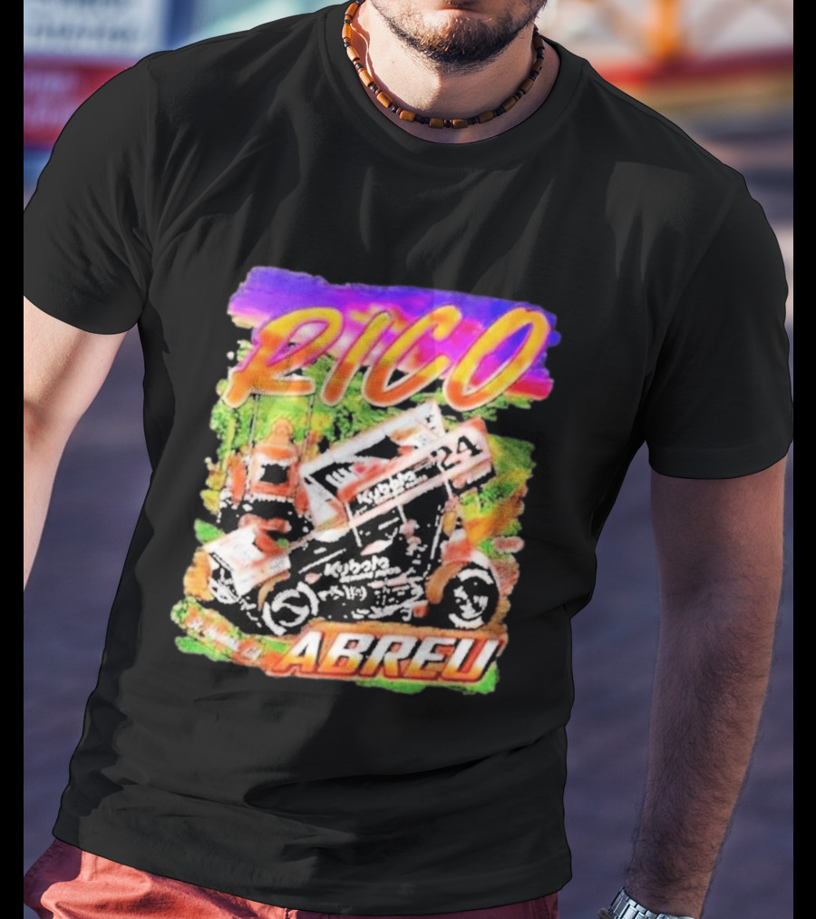 Rico Abreu Kubota 24 Racing Car T-Shirt