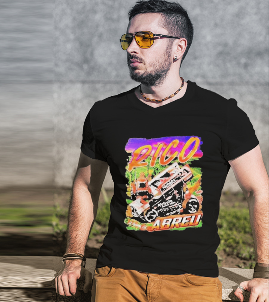 Rico Abreu Kubota 24 Racing Car T-Shirt