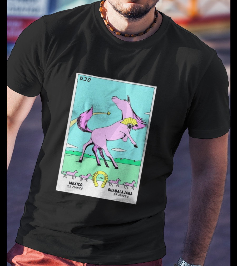 Djo 2026 Guadalajara March 27 Mexico Purple Horse T-Shirt