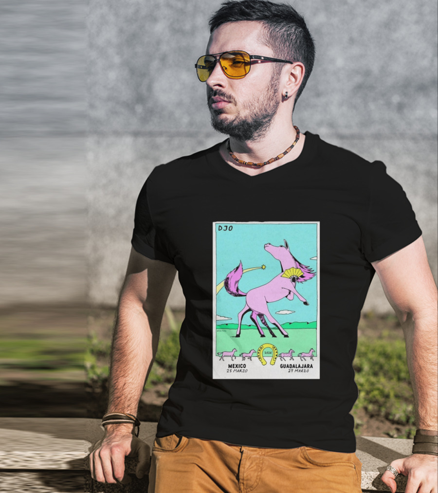 Djo 2026 Guadalajara March 27 Mexico Purple Horse T-Shirt