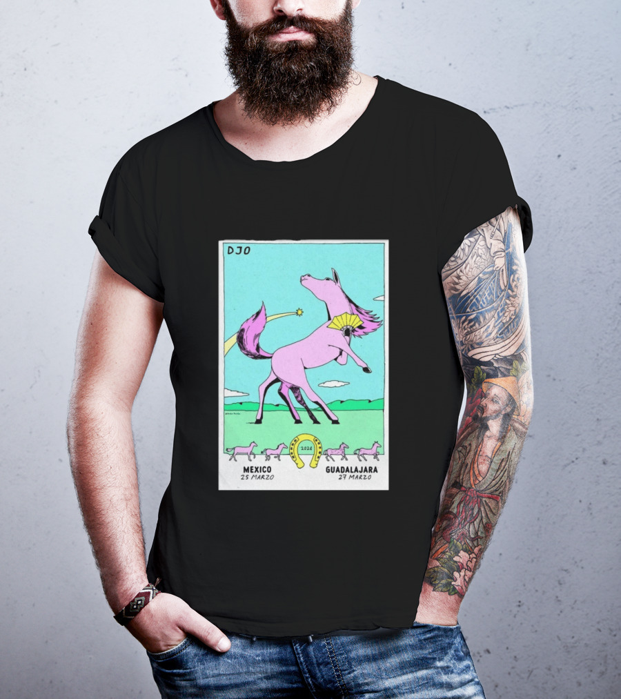 Djo 2026 Guadalajara March 27 Mexico Purple Horse T-Shirt