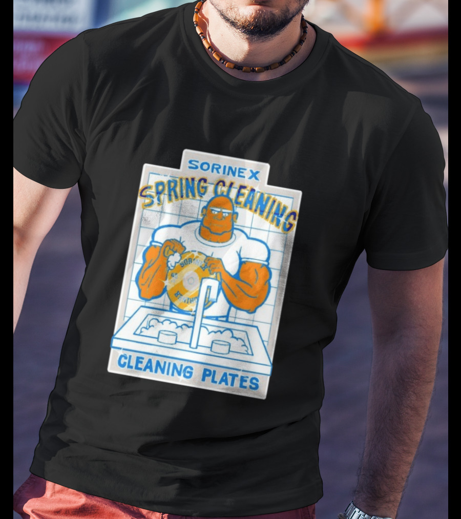 SORINEX Spring Cleaning Cleaning Plates T-Shirt