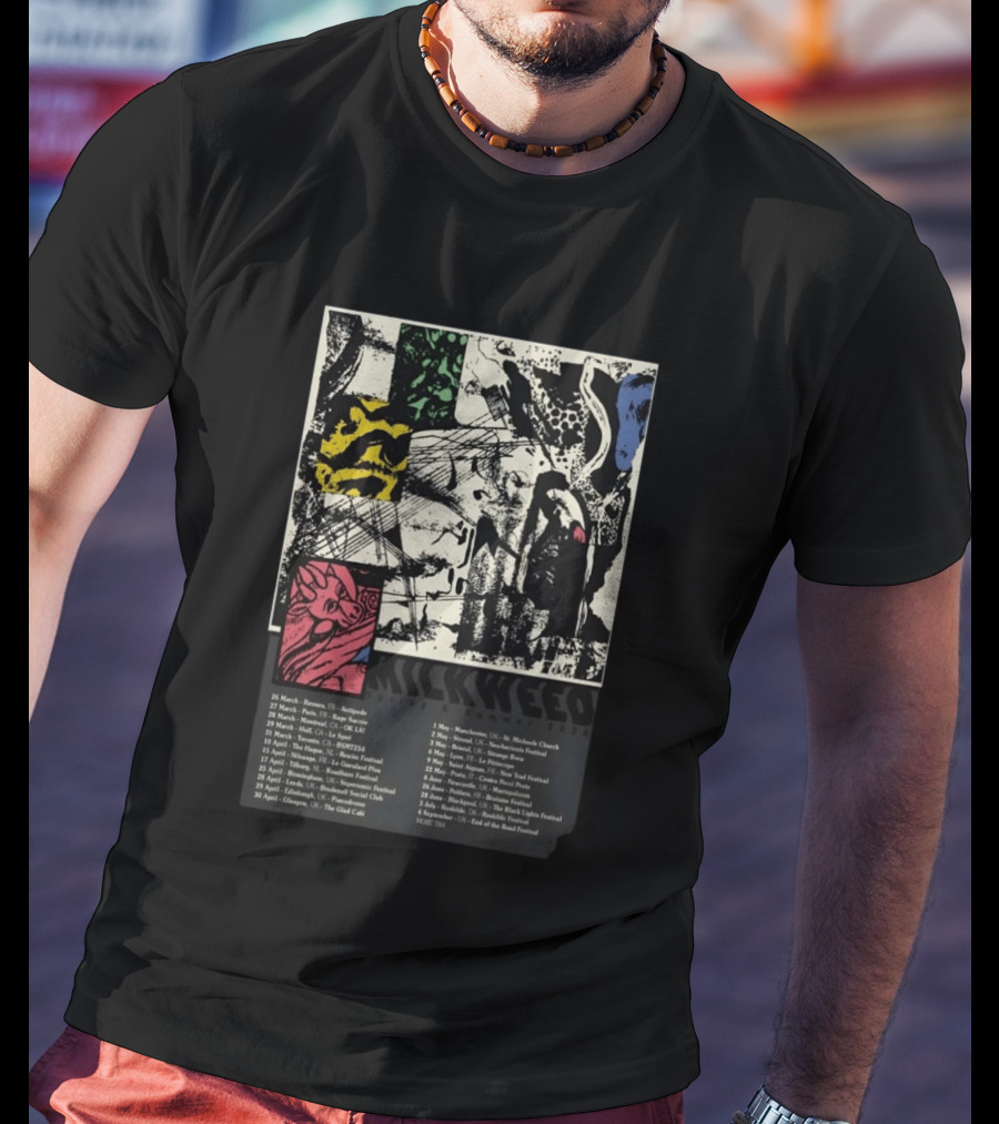 Milkweed Spring Summer Tour 2026 Rennes Paris Montpellier Stroud Bristol 28 March 29 June T-Shirt
