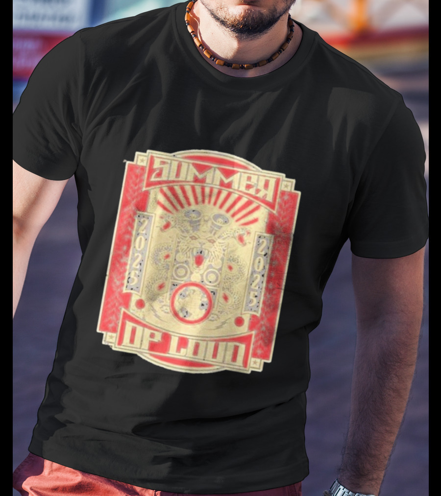 Summer 2025 Loud Festival Vibrant Red Dragon Speaker T-Shirt