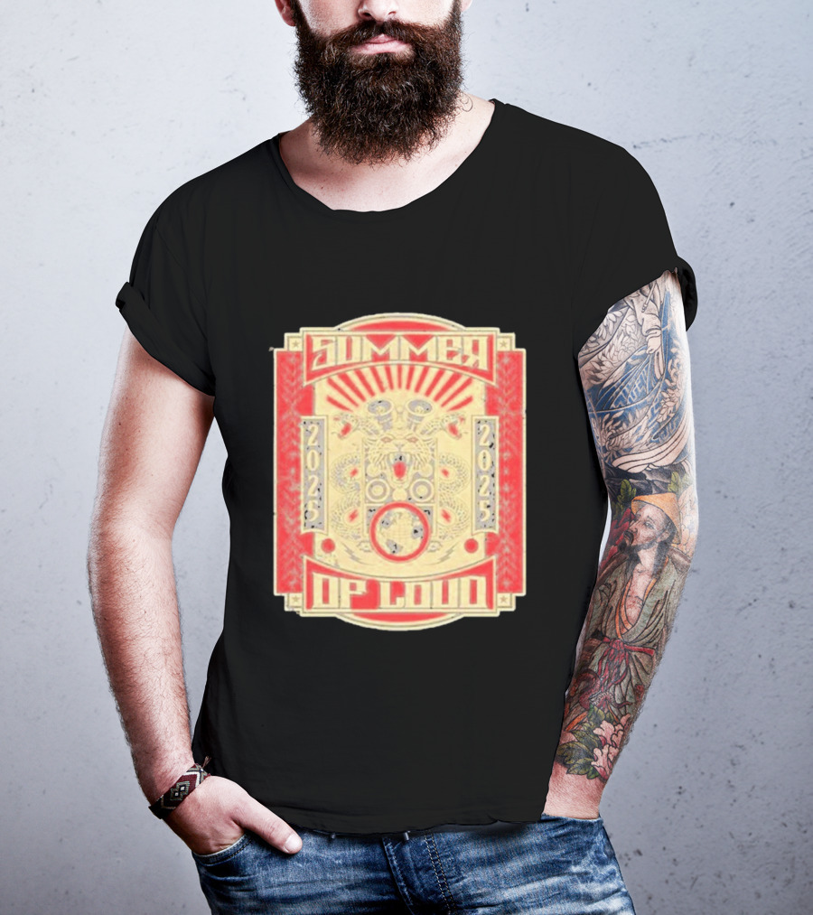 Summer 2025 Loud Festival Vibrant Red Dragon Speaker T-Shirt
