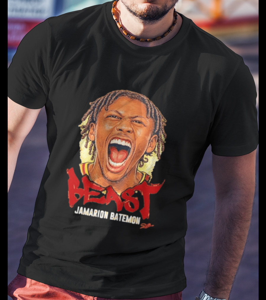 Iowa State Cyclones The Beast Jamarion Batemon Scream Big Head T-Shirt