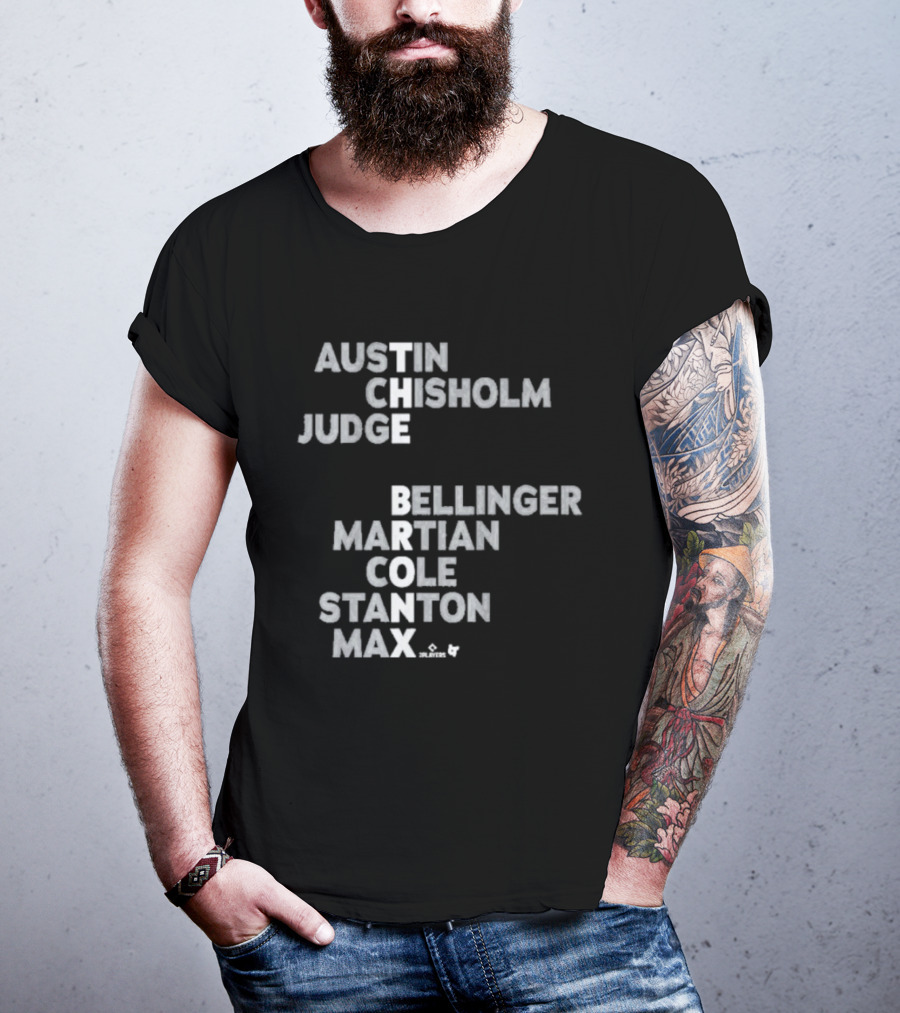 Austin Chisholm Judge Bellinger Martian Cole Stanton Max Bronx 2026 T-Shirt