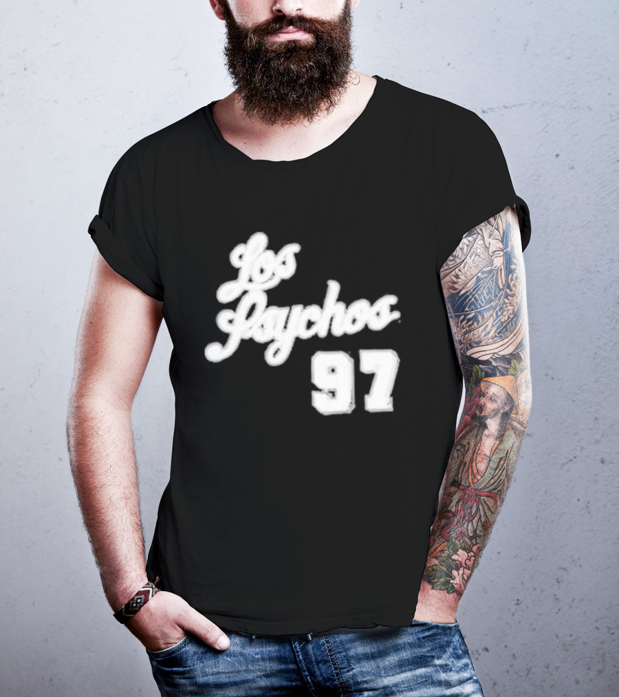 Los Psychos 97 Throwback The Psycho Realm Rare T-Shirt