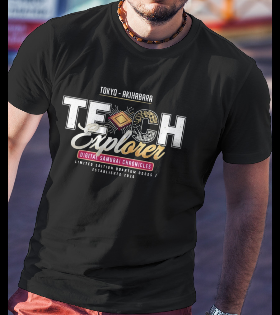Tokyo Akihabara Tech Explorer Digital Samurai Chronicles Limited Edition Quantum Mods 2026 T-Shirt