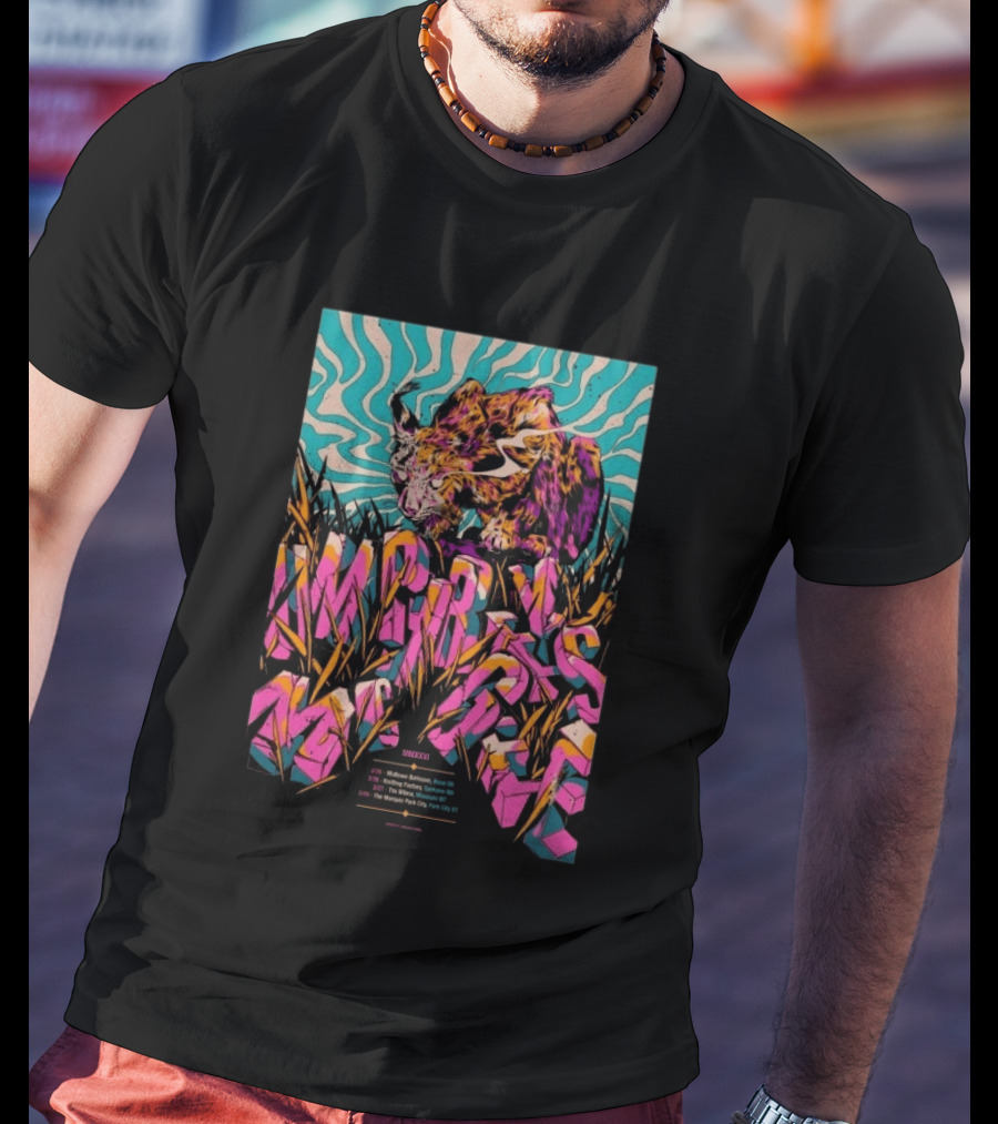 Umphrey's McGee Bend OR March 25 2026 Midtown Ballroom Tour MMXXVI Psychedelic Tiger T-Shirt