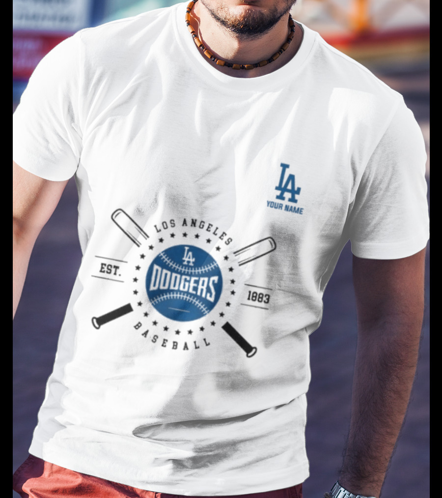 Los Angeles Dodgers Baseball Est 1883 LA Team Store T-Shirt