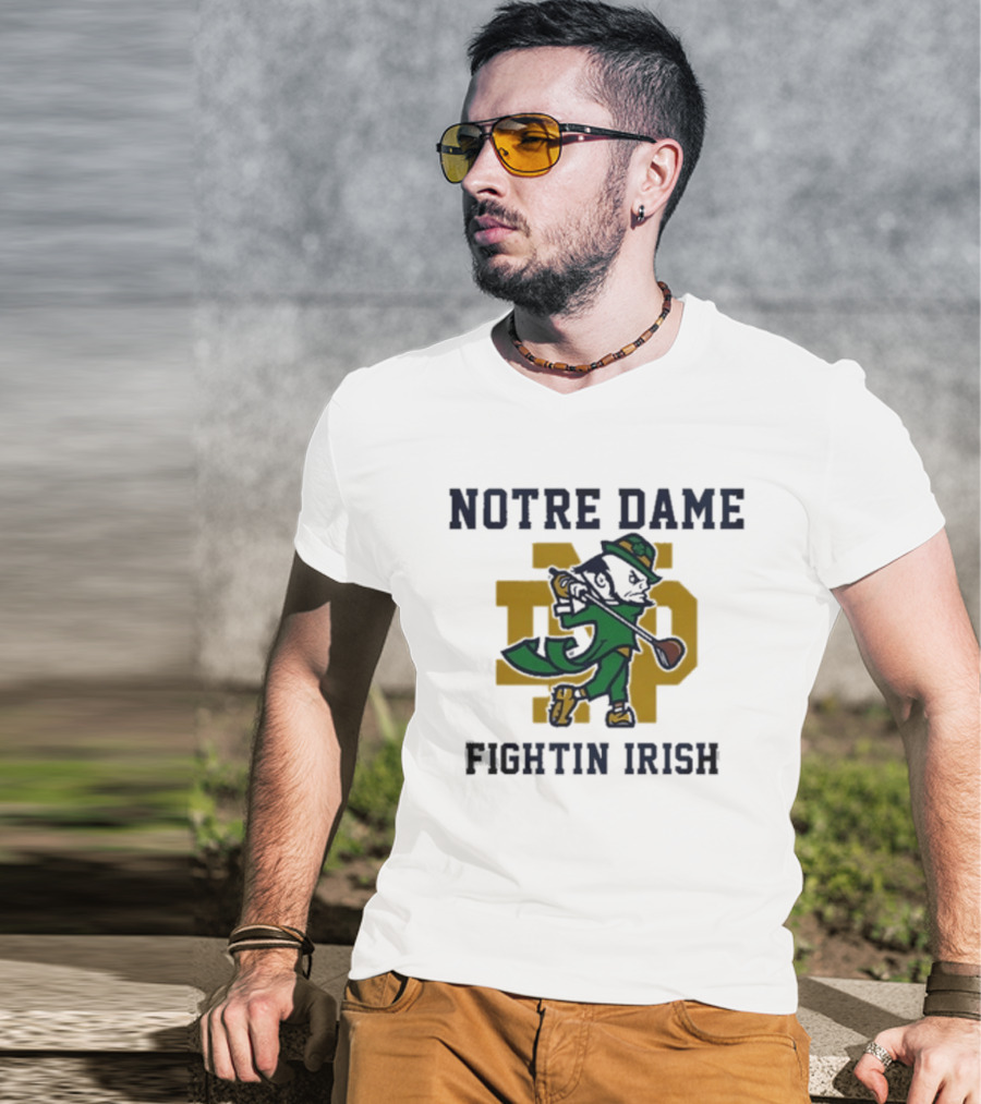 Notre Dame Fightin Irish Vintage Leprechaun ND T-Shirt
