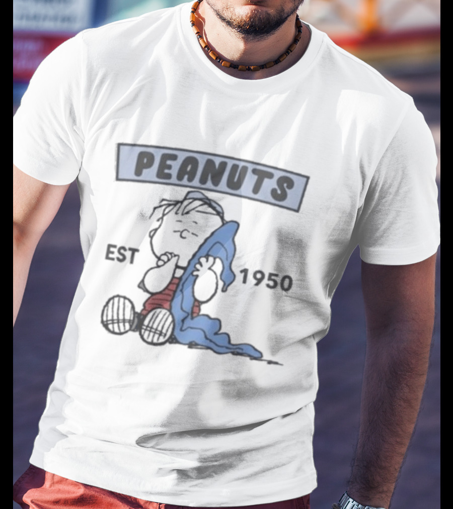 Peanuts Linus Blanket EST 1950 Classic Charlie Brown T-Shirt