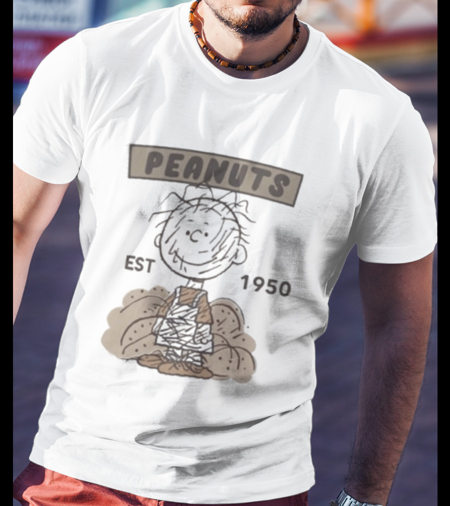 Peanuts Pigpen Character Est 1950 Comic Strip T-Shirt