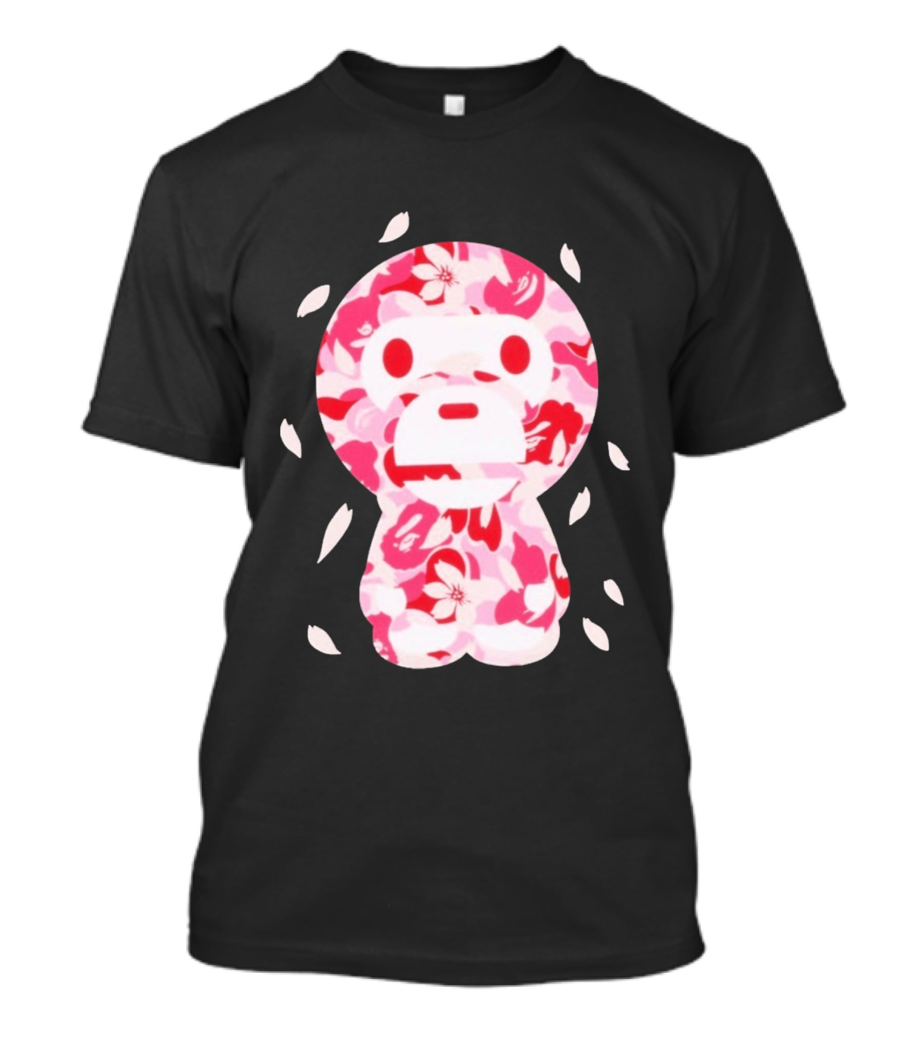 Abc Sakura Camo Baby Milo Cropped Blossom Series T-Shirt
