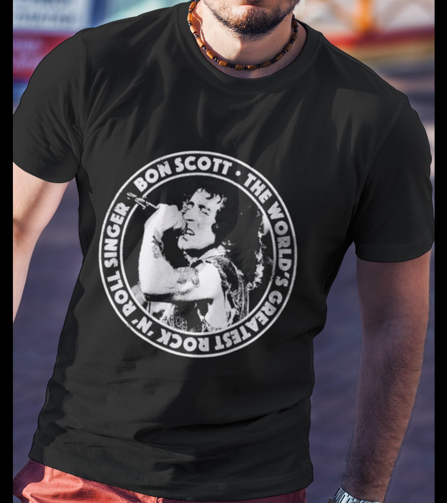 Bon Scott World's Greatest Rock N Roll Singer T-Shirt