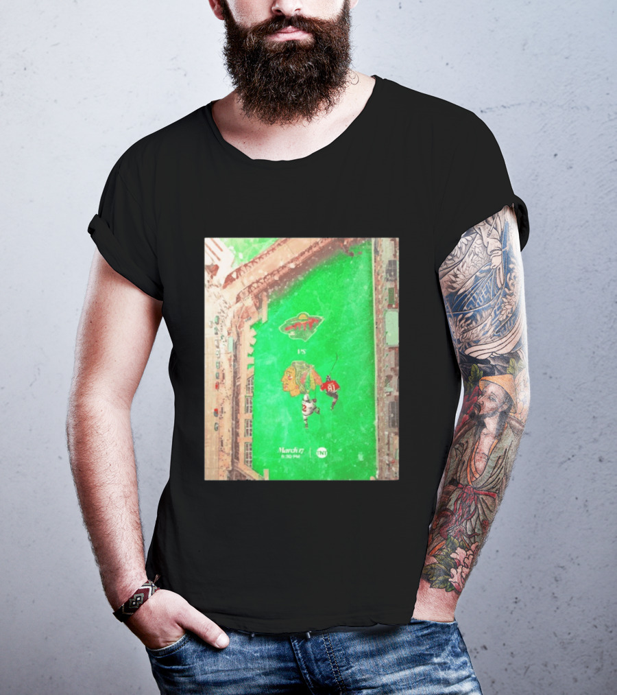 Chicago Blackhawks Vs Minnesota Wild March 17 8:30 PM Stadium TNT T-Shirt