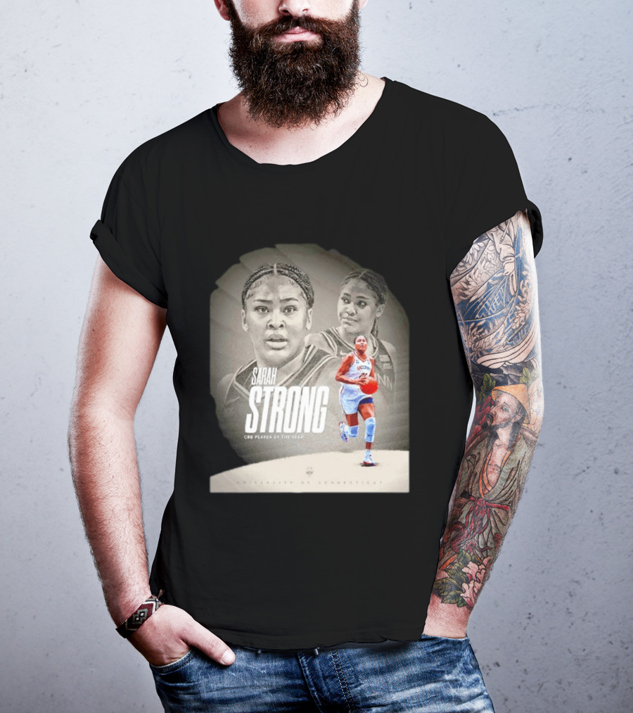 Sarah Strong UConn Huskies CBB Player Of The Year University Of Connecticut T-Shirt