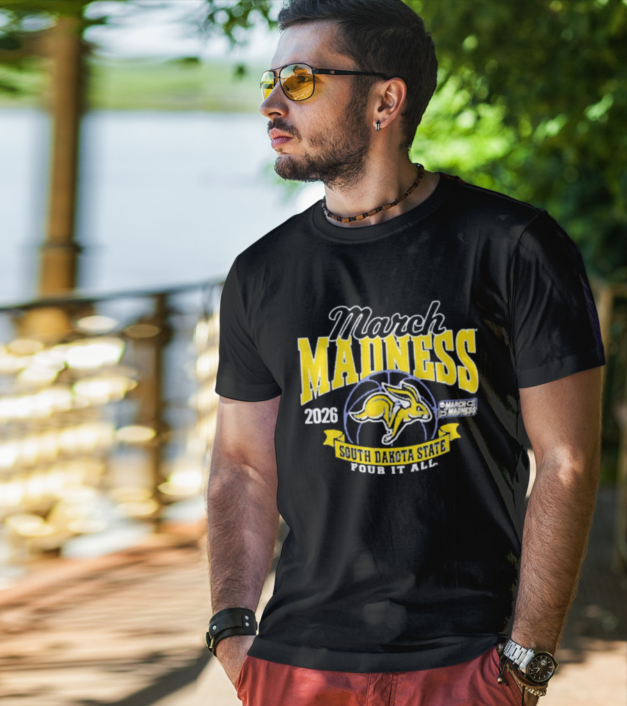 South Dakota State 2026 Jackrabbits March Madness Four It All T-Shirt
