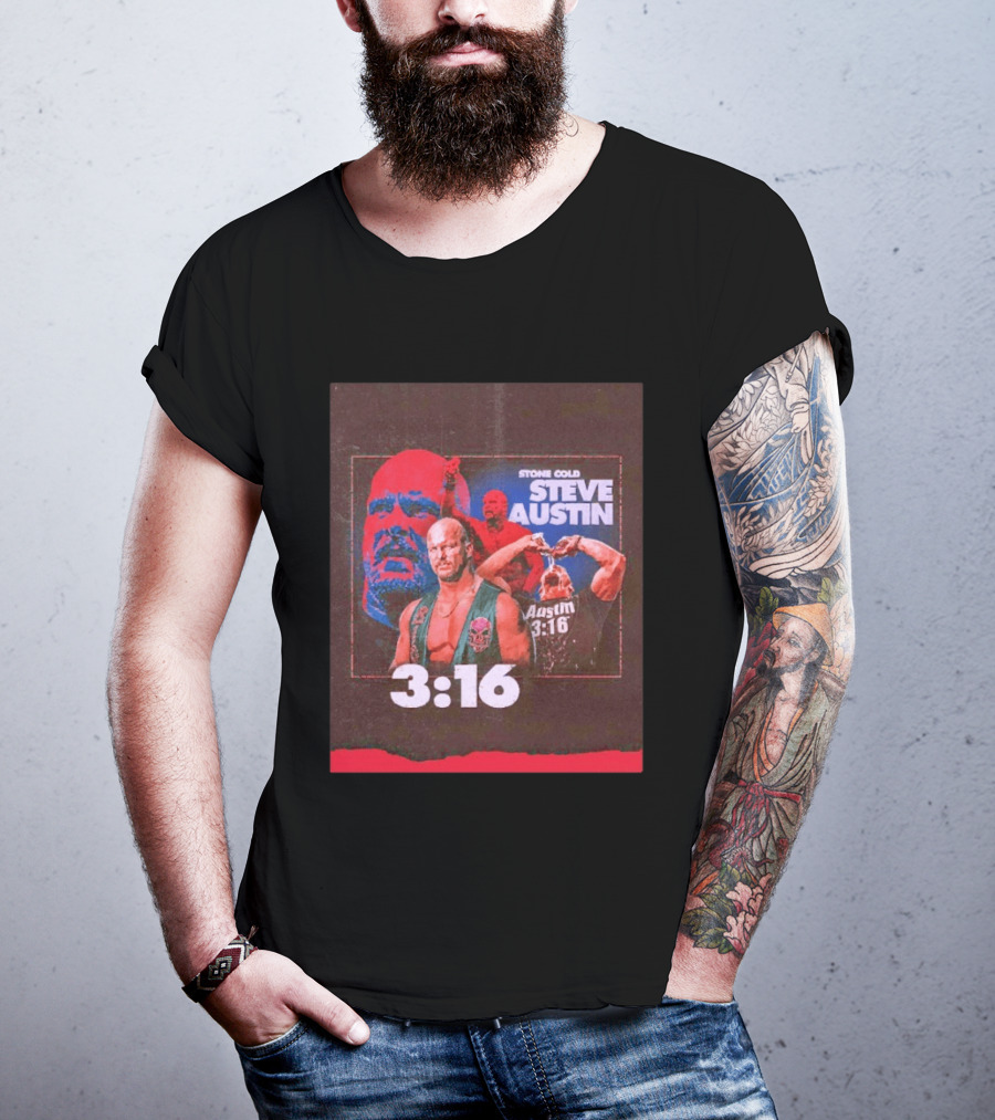 Stone Cold Steve Austin 3:16 King Of The Ring 1996 Vintage Wrestling T-Shirt