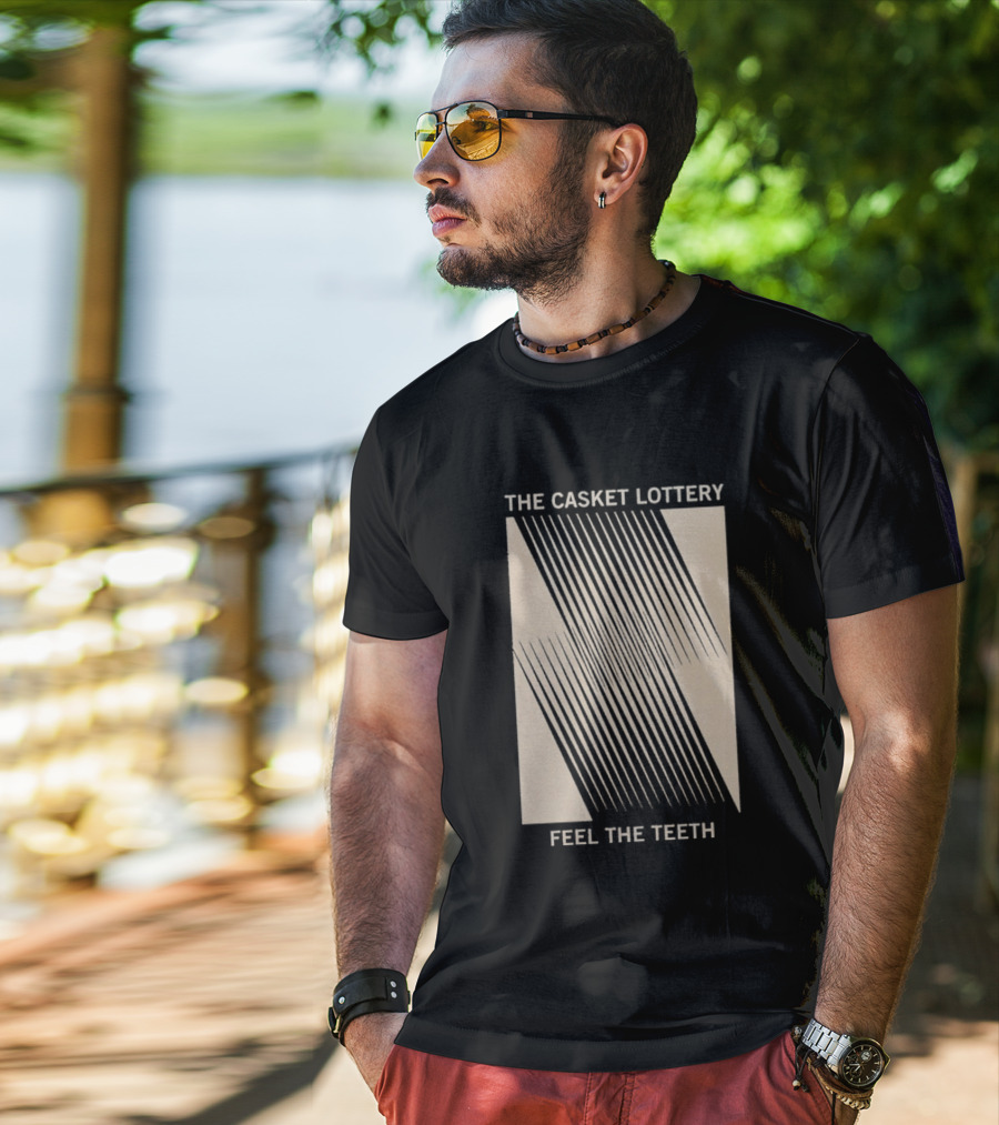 The Casket Lottery Feel The Teeth Linear T-Shirt