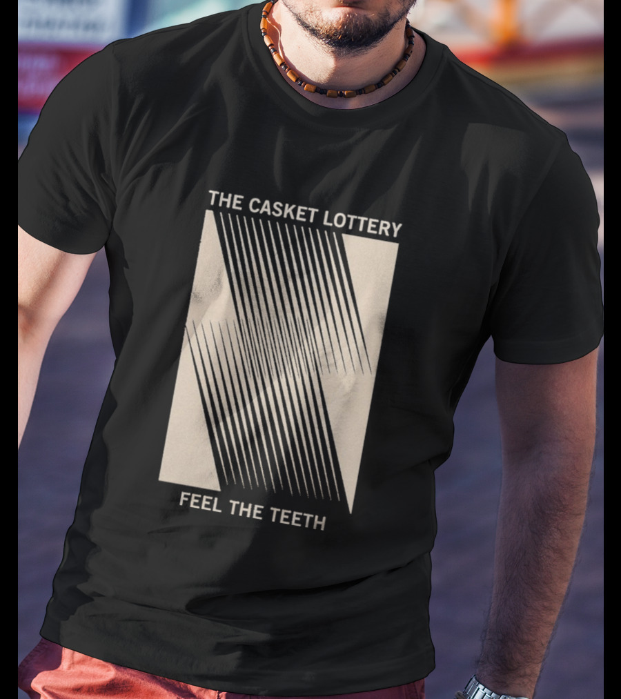 The Casket Lottery Feel The Teeth Linear T-Shirt