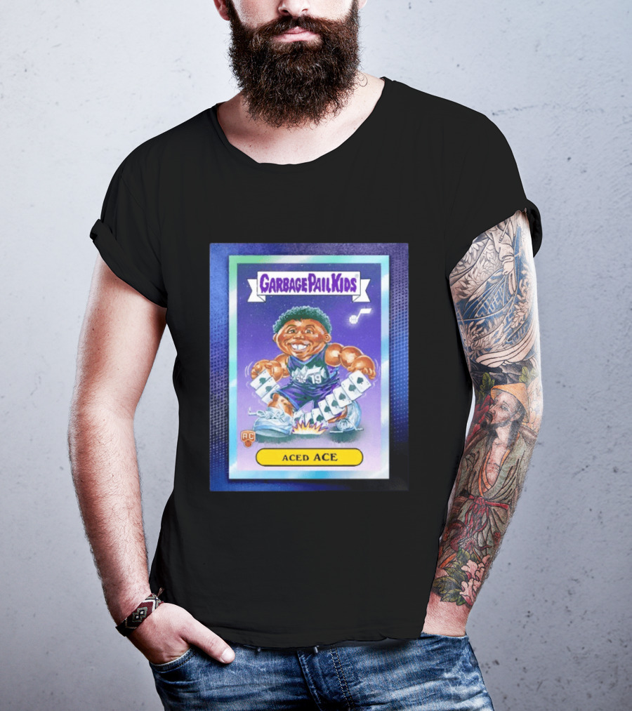 Garbage Pail Kids Aced Ace Bailey Utah Jazz Trading Card T-Shirt