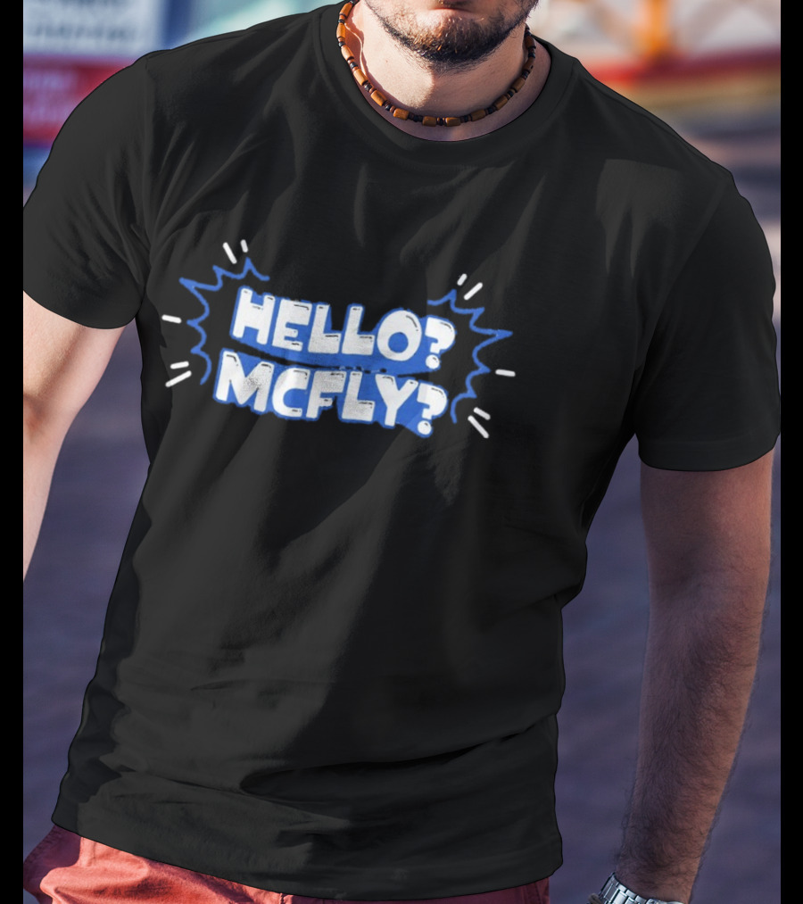 Hello McFly Licensed Back To The Future T-Shirt