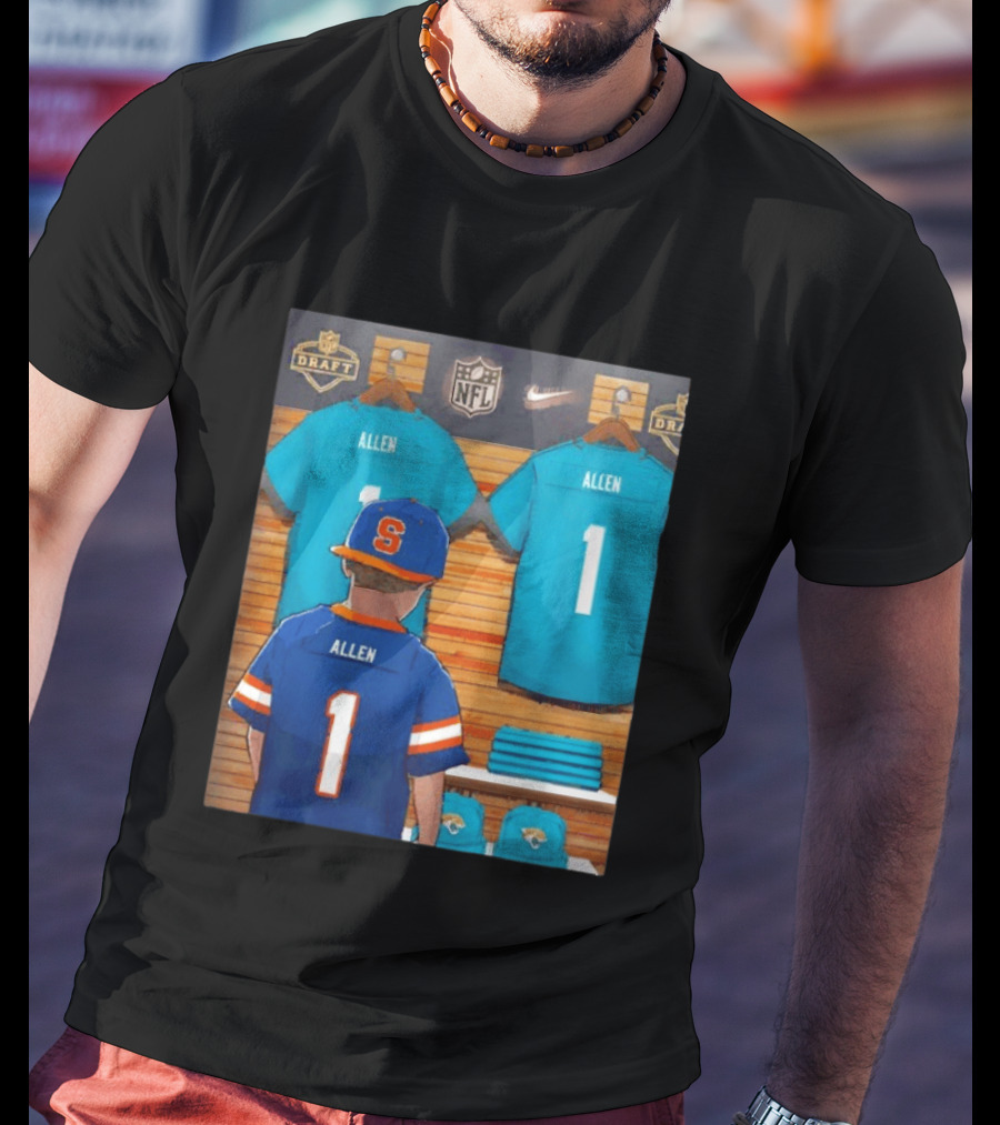 NFL Draft Jacksonville Jaguars LeQuint Allen Syracuse Childhood Dream T-Shirt