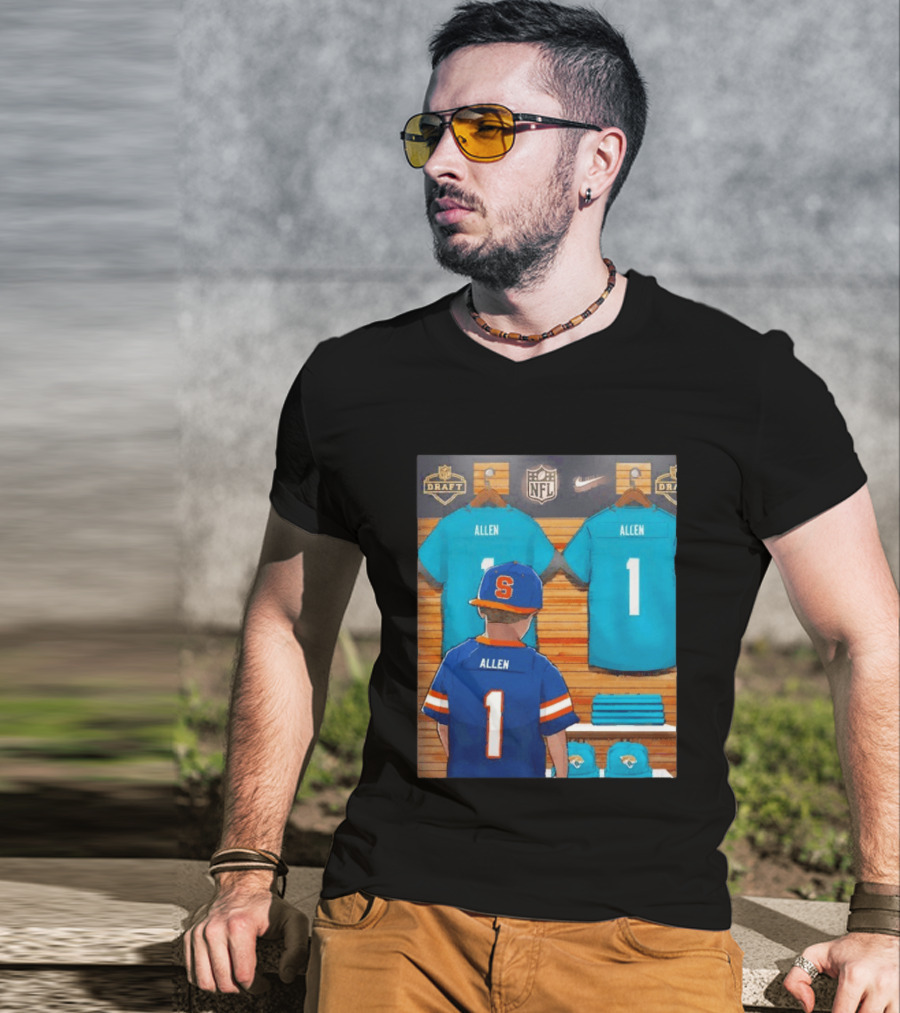 NFL Draft Jacksonville Jaguars LeQuint Allen Syracuse Childhood Dream T-Shirt