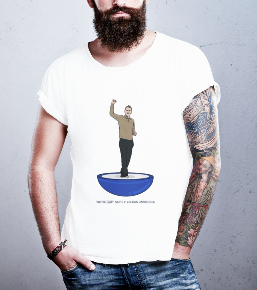 Super Kieran McKenna Subbuteo Illustration Football T-Shirt