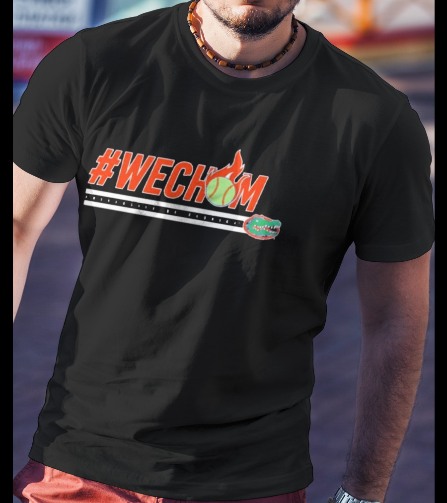 Florida Gators Softball WeChamp Hashtag Orange T-Shirt
