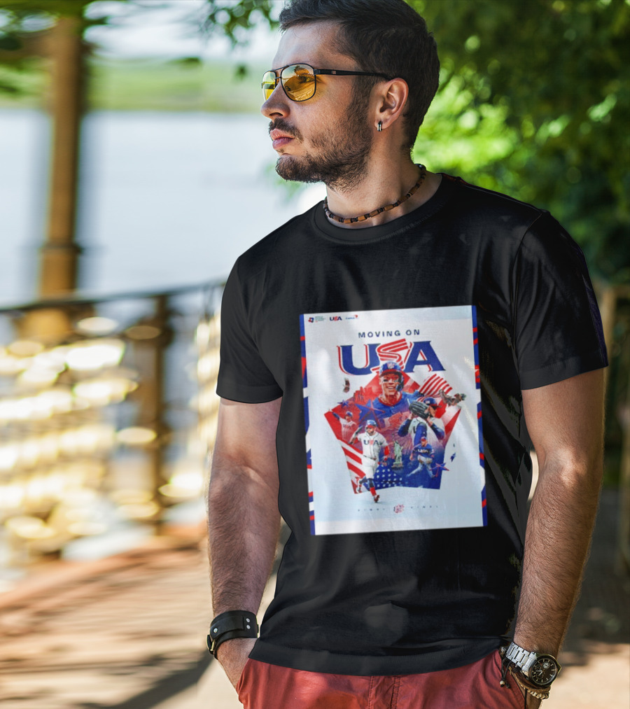 Moving On USA World Baseball Classic 2026 Team USA Final Player T-Shirt
