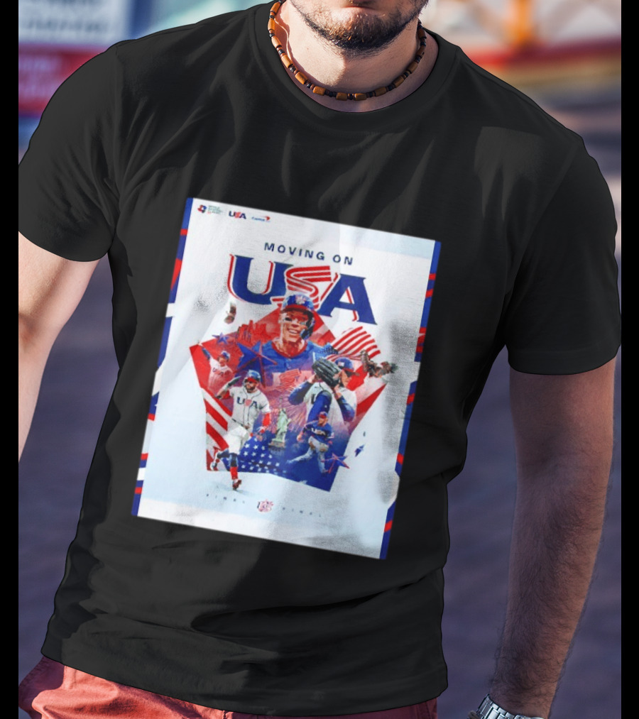 Moving On USA World Baseball Classic 2026 Team USA Final Player T-Shirt