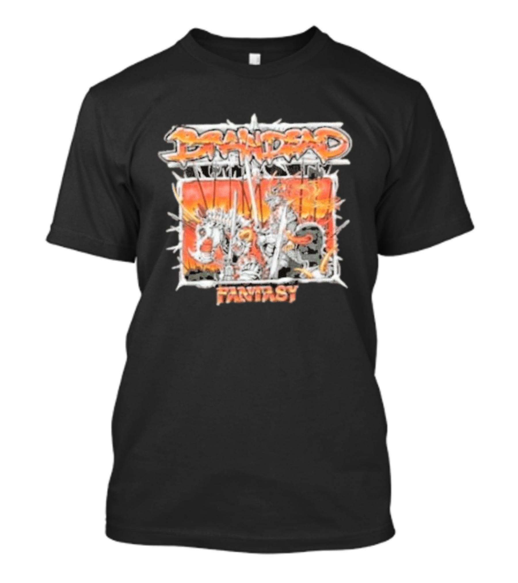 Brain Dead Fantasy Gomze Knight Battle Scene T-Shirt