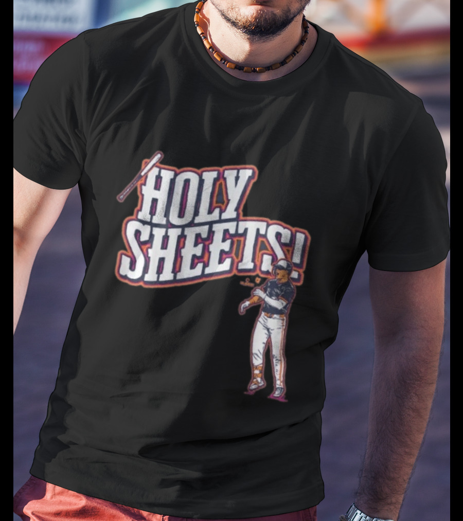 Gavin Sheets Holy Sheets Bat Toss Baseball Player T-Shirt