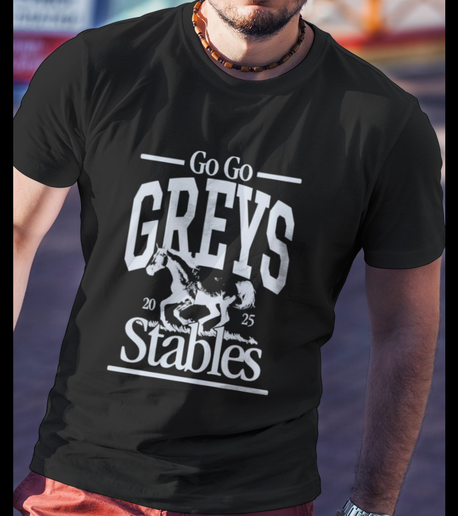 Go Go Greys Stables Horse Riding 2023 T-Shirt