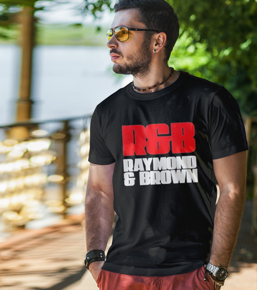 Raymond & Brown R&B World Tour 2026 Bold Red White T-Shirt