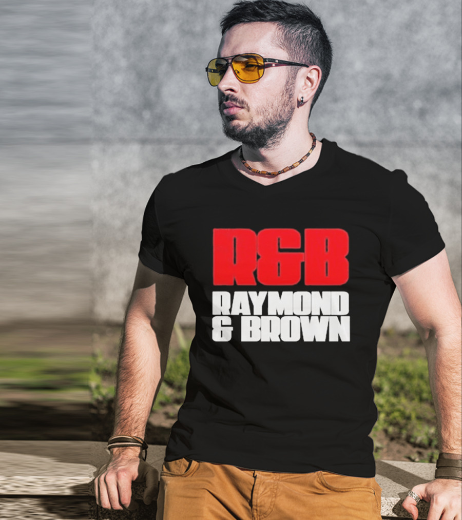 Raymond & Brown R&B World Tour 2026 Bold Red White T-Shirt