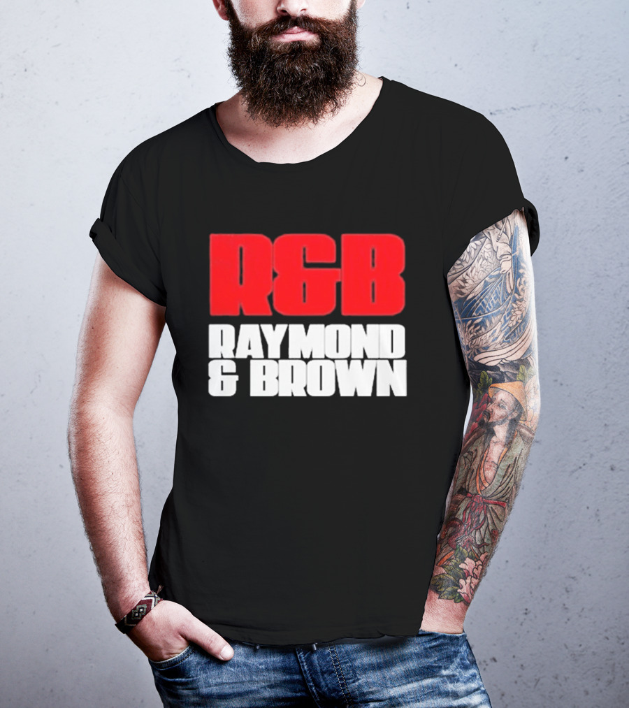Raymond & Brown R&B World Tour 2026 Bold Red White T-Shirt