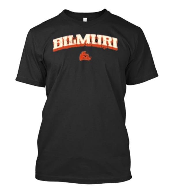 Bilmuri Splatter Arch With Bulldog Motif T-Shirt