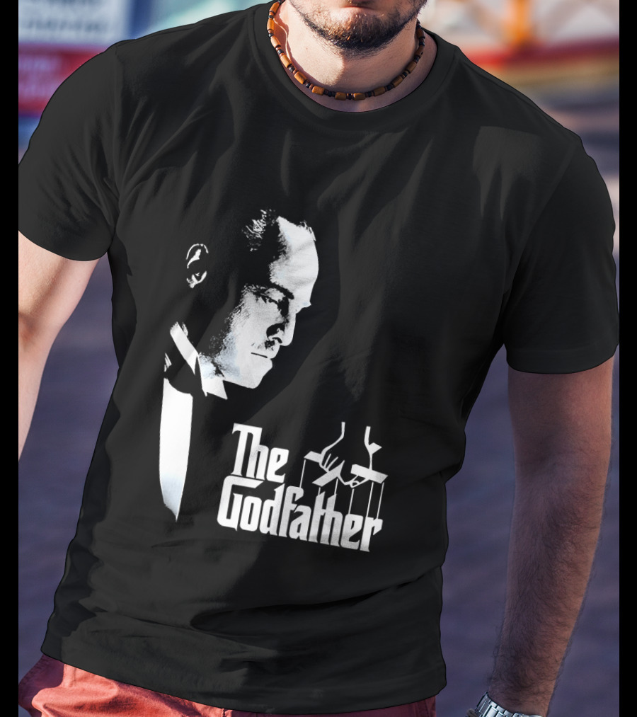The Godfather Vito Corleone Iconic Movie Character Font T-Shirt