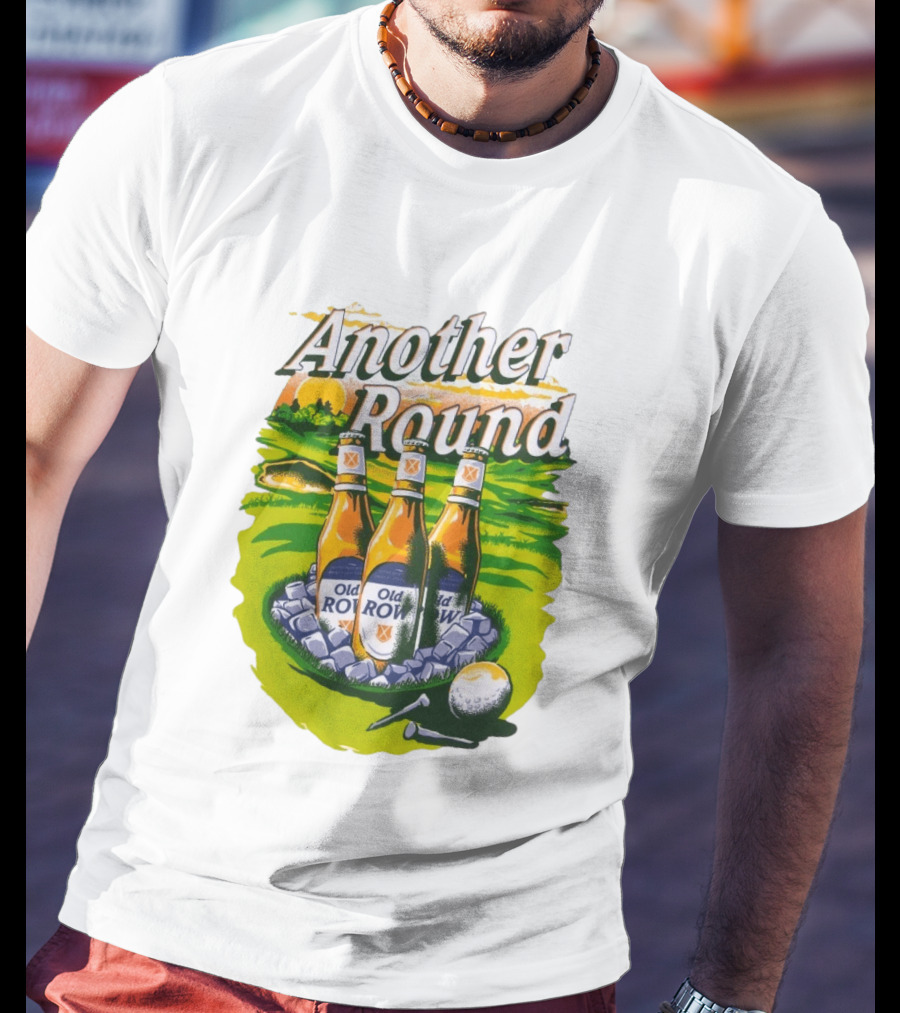 Another Round Old Row Golf Beer Bottles T-Shirt