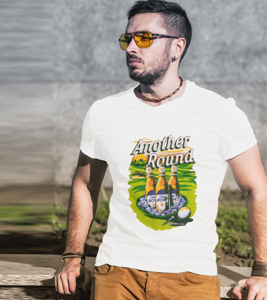 Another Round Old Row Golf Beer Bottles T-Shirt
