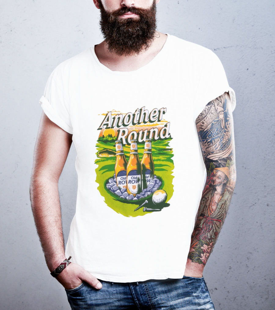 Another Round Old Row Golf Beer Bottles T-Shirt