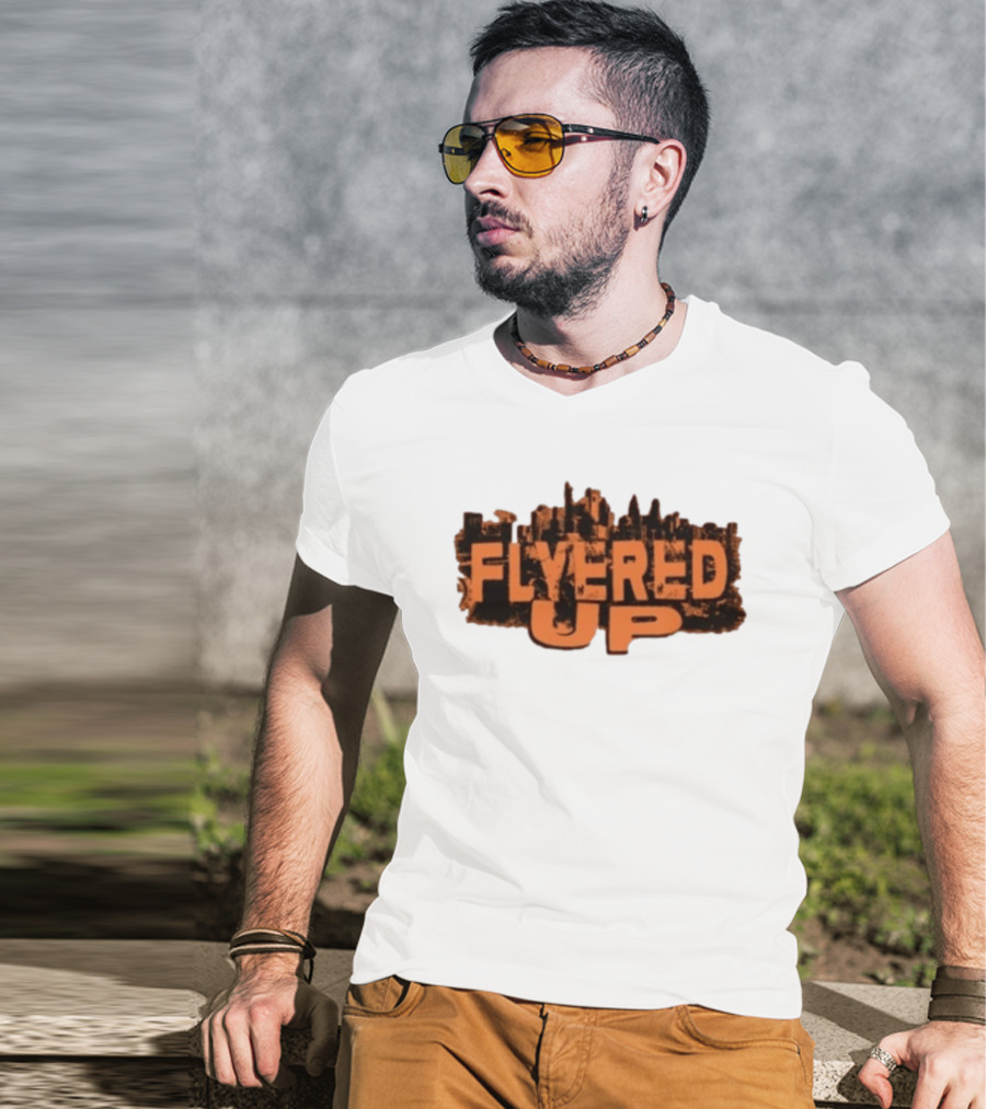Flyered Up Urban Skyline T-Shirt