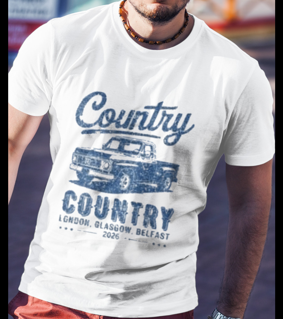 Country To Country London Glasgow Belfast 2026 Classic Car T-Shirt