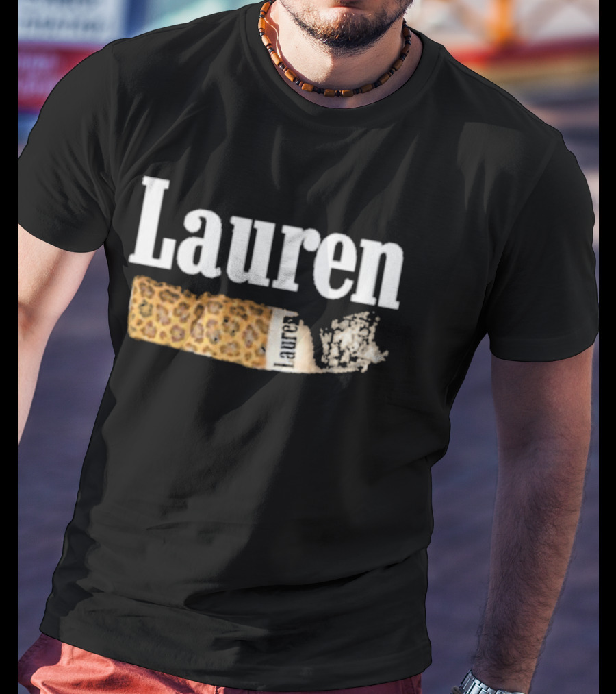 Lauren Sanderson Lauren Leopard Print Cake Slice T-Shirt